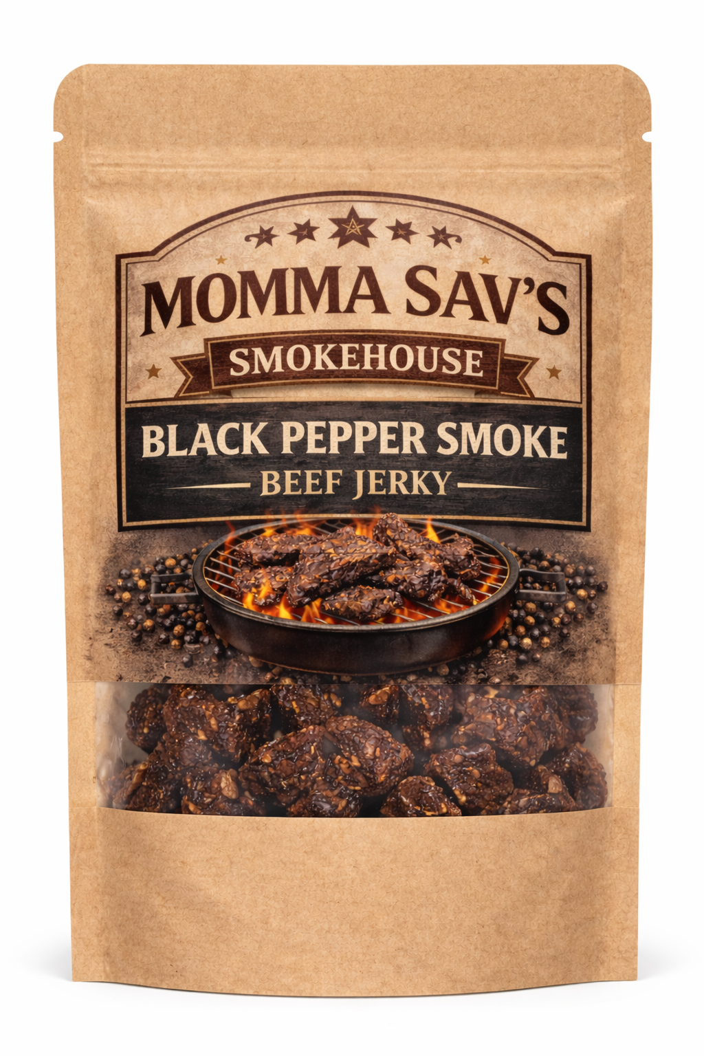 Black Pepper Smoke Beef Jerkey